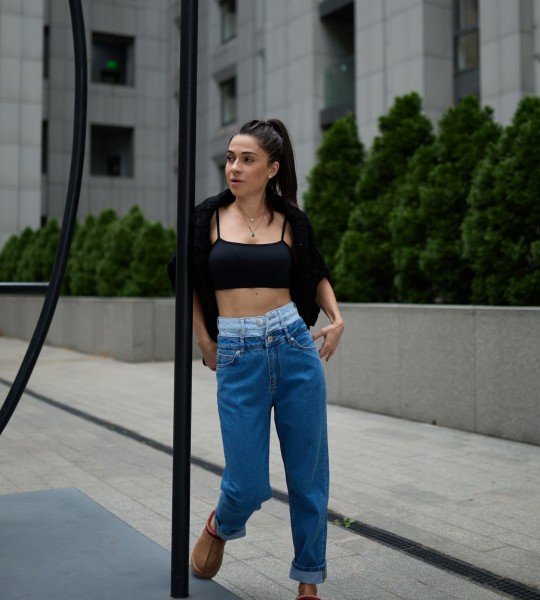 Джинси Bold Path Сині | Showroom By Nona — зображення 4 Джинси Bold Path Сині | Showroom By Nona — зображення 4